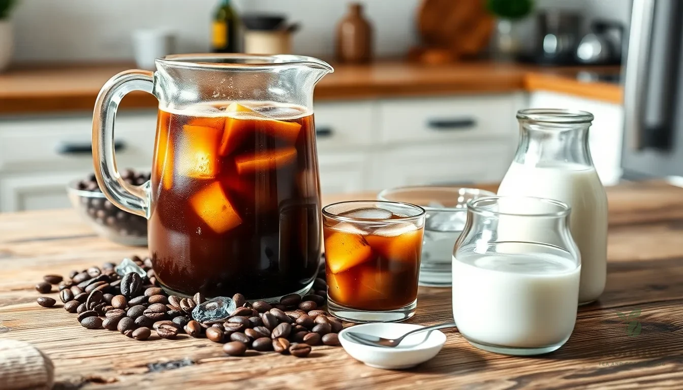 Easy Cold Brew Iced Coffee Recipe: Perfect Homemade Concentrate in 2 Simple Steps 2 Easy Cold Brew Iced Coffee Recipe: Perfect Homemade Concentrate in 2 Simple Steps 1