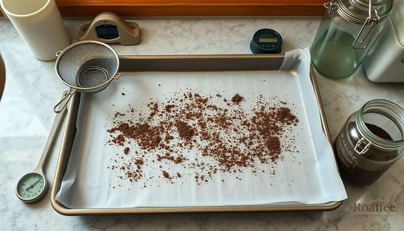 How to Dry Coffee Grounds: 4 Simple Methods for Perfect Results Every Time 2 How to Dry Coffee Grounds: 4 Simple Methods for Perfect Results Every Time 1
