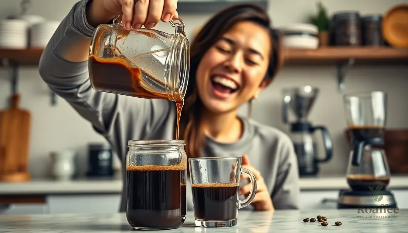 How to Make Coffee Concentrate: Easy Recipe for Perfect Cold Brew at Home 2 How to Make Coffee Concentrate: Easy Recipe for Perfect Cold Brew at Home 1