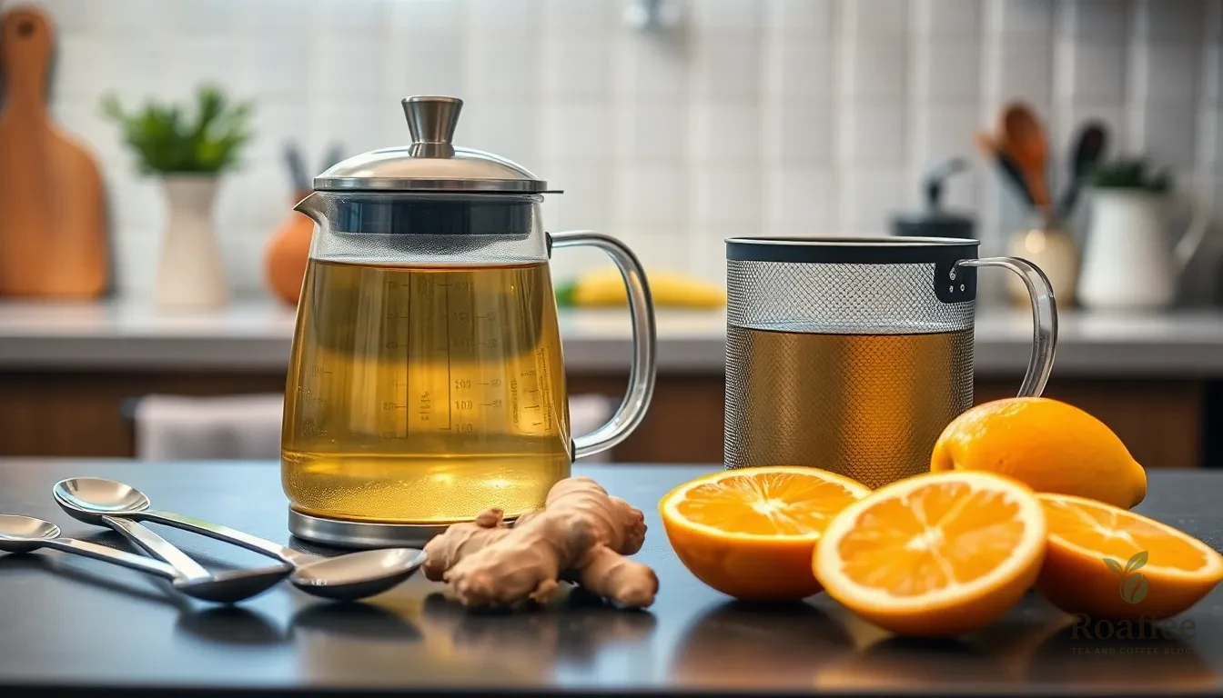 Best Immune Tea Recipe: 10-Minute Natural Cold & Flu Fighter with Ginger & Turmeric 2 Best Immune Tea Recipe: 10-Minute Natural Cold & Flu Fighter with Ginger & Turmeric 1