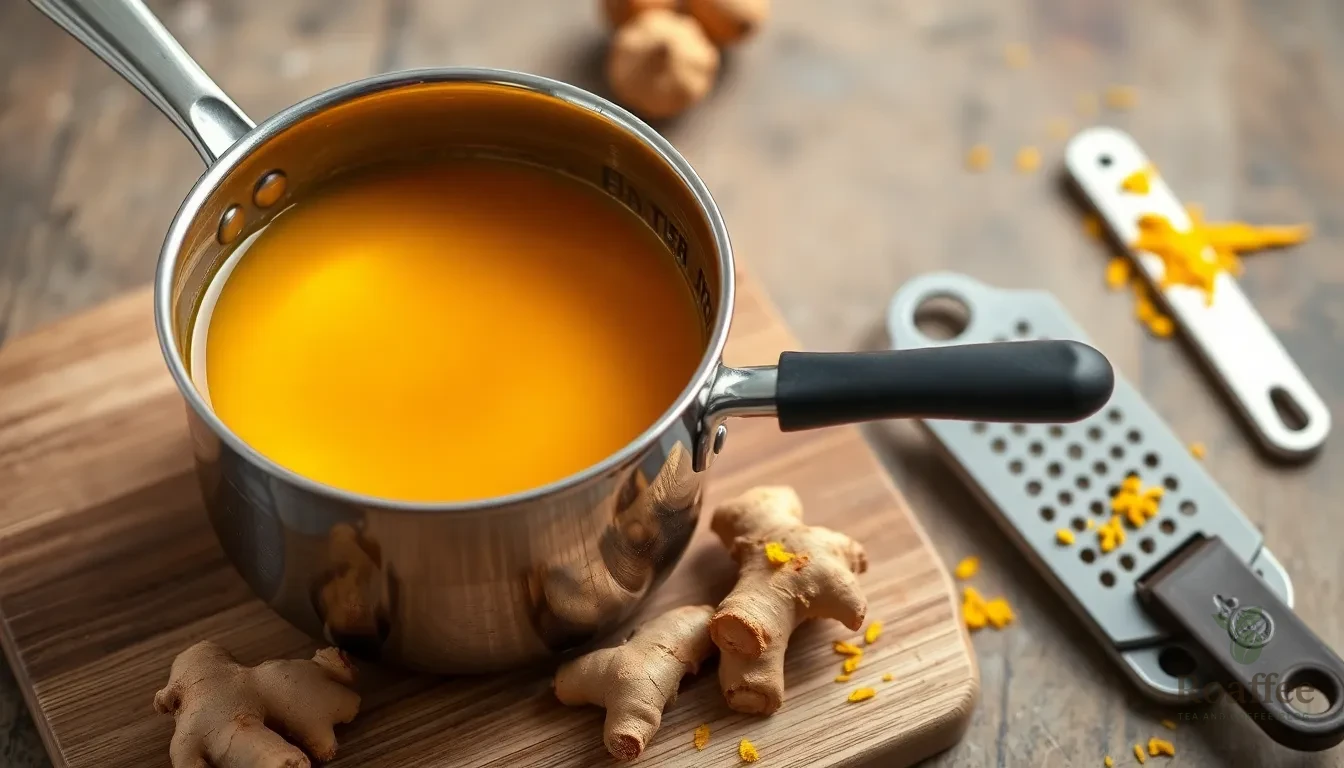 Golden Turmeric and Ginger Tea Recipe: Easy Anti-Inflammatory Healing Tea 2 Golden Turmeric and Ginger Tea Recipe: Easy Anti-Inflammatory Healing Tea 1