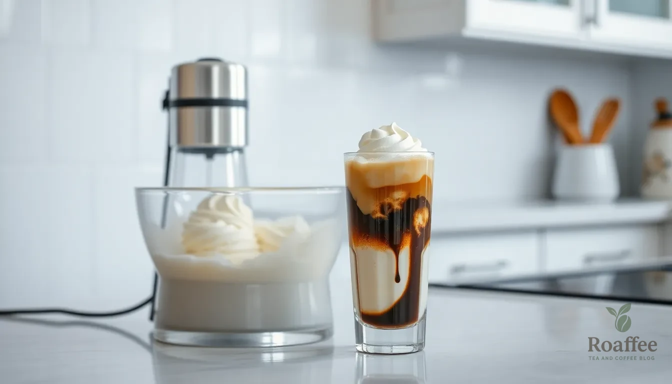 Easy 5-Minute Whipped Iced Coffee Recipe (Dalgona Coffee at Home) 2 Easy 5-Minute Whipped Iced Coffee Recipe (Dalgona Coffee at Home) 1