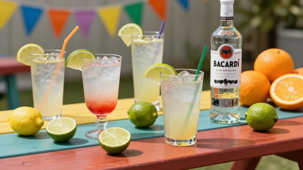 10 Bacardi Limon Cocktail Recipes for Bright Citrus Party Drinks