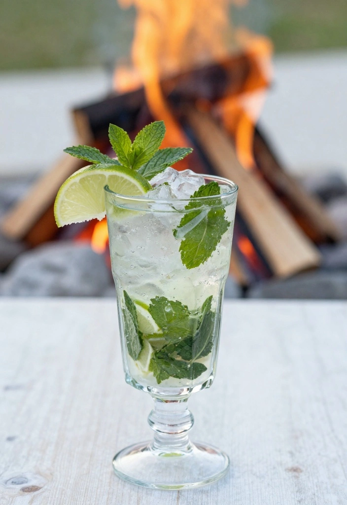10 Backpacking Cocktail Recipes for Lightweight Easy Mix Drinks 3. Campfire Mojito