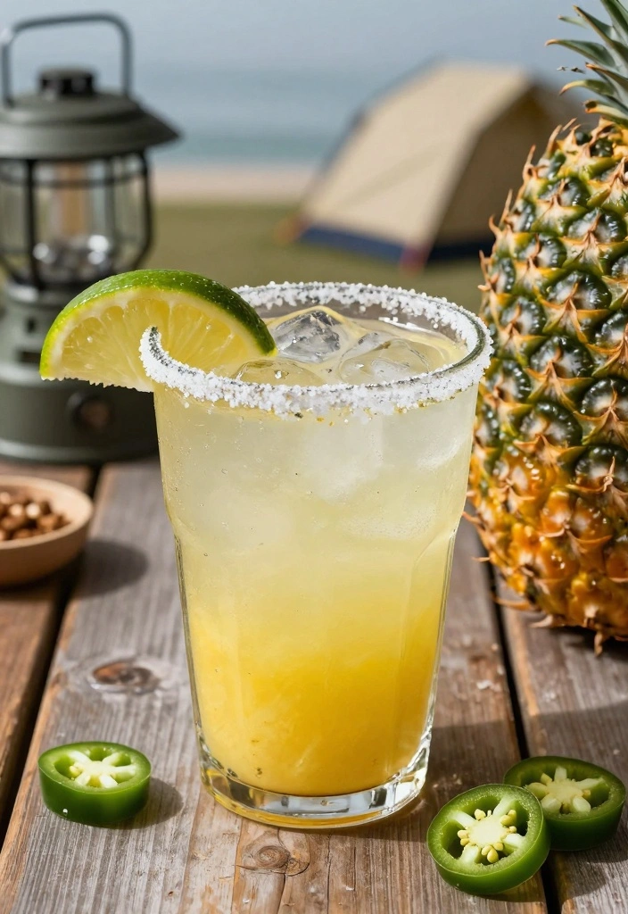 10 Backpacking Cocktail Recipes for Lightweight Easy Mix Drinks 6. Spicy Pineapple Margarita