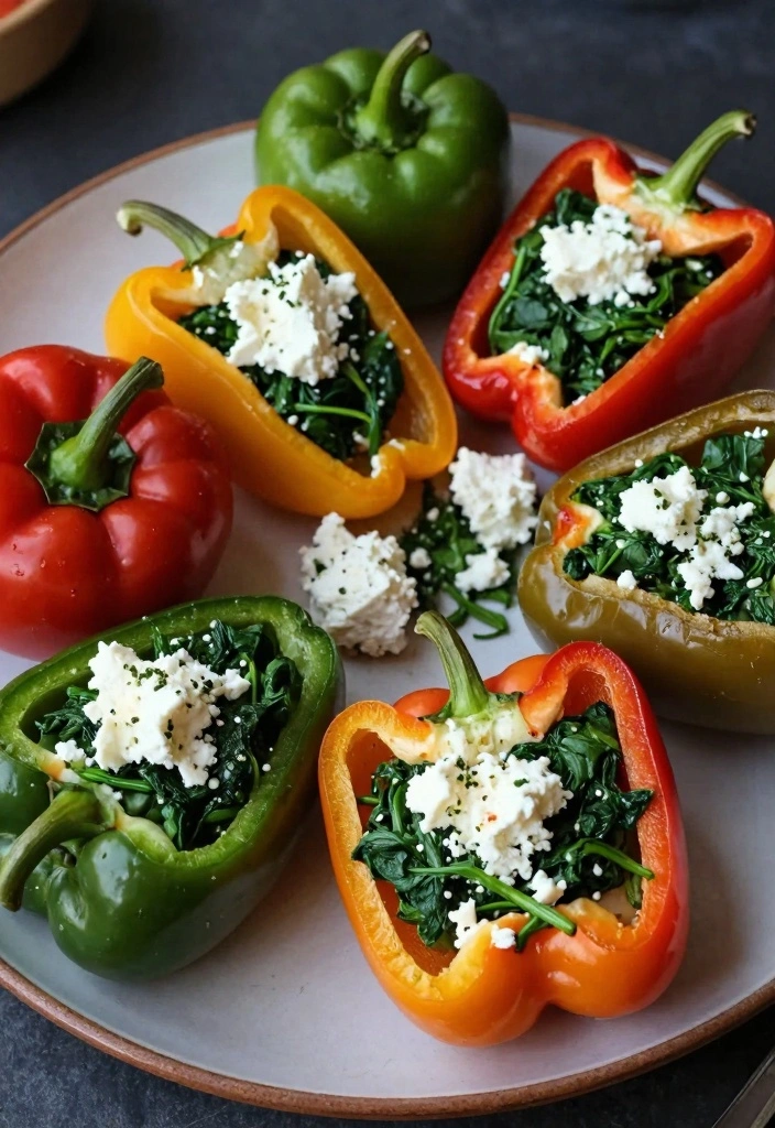 10 Baking Dinner Recipes for Savory Oven Ready Meals 67 10 Baking Dinner Recipes for Savory Oven Ready Meals - 7. Spinach and Feta Stuffed Peppers