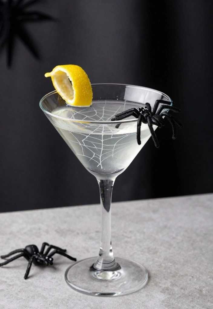 10 Black Widow Cocktail Recipes for Dark Sweet Halloween Drinks 23 10 Black Widow Cocktail Recipes for Dark Sweet Halloween Drinks - 3. Spider's Web Martini