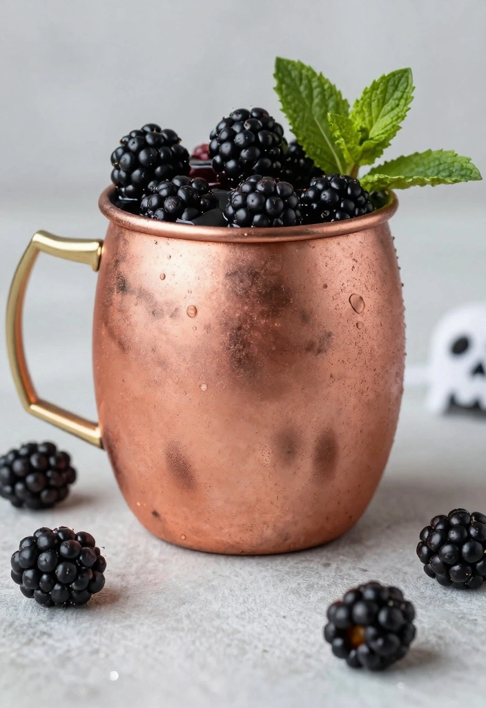 10 Black Widow Cocktail Recipes for Dark Sweet Halloween Drinks 78 10 Black Widow Cocktail Recipes for Dark Sweet Halloween Drinks - 8. Black Magic Mule