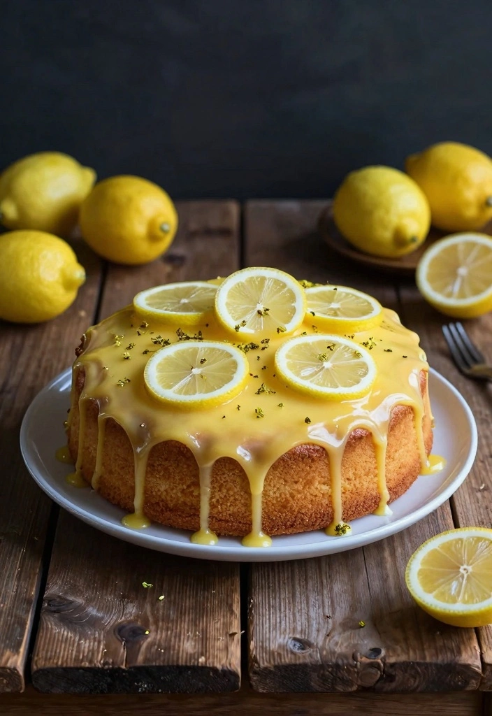 10 Butter Cake Recipes for Golden Rich Sweet Flavor - 2. Lemon Zest Butter Cake