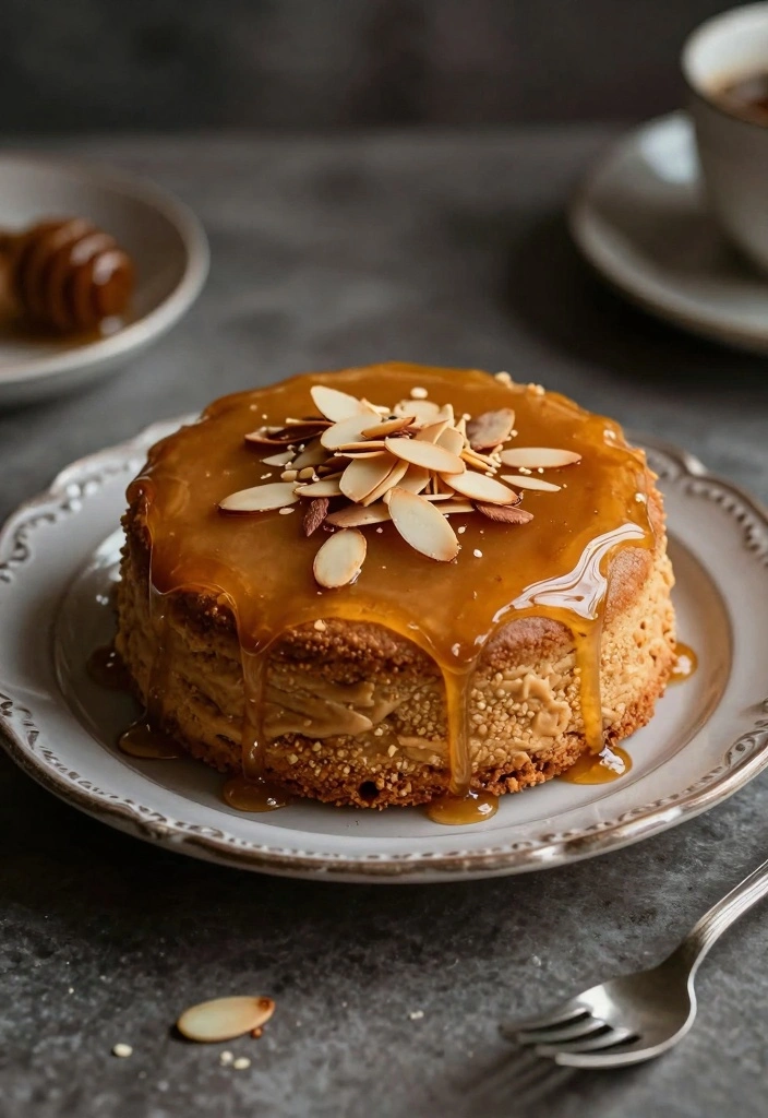 10 Butter Cake Recipes for Golden Rich Sweet Flavor - 4. Almond Butter Cake with Honey Glaze