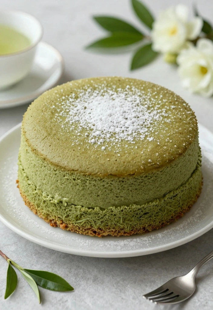 10 Butter Cake Recipes for Golden Rich Sweet Flavor - 7. Matcha Green Tea Butter Cake
