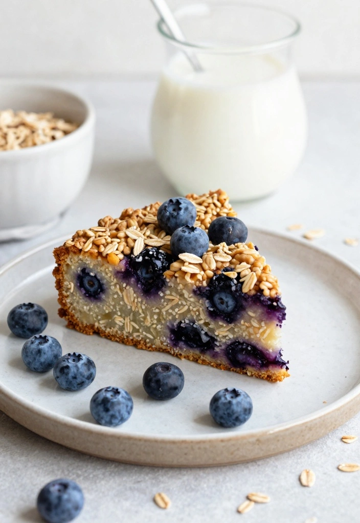 10 Clean Cake Recipes for Simple Wholesome Natural Ingredients 12 10 Clean Cake Recipes for Simple Wholesome Natural Ingredients - 2. Blueberry Oatmeal Cake