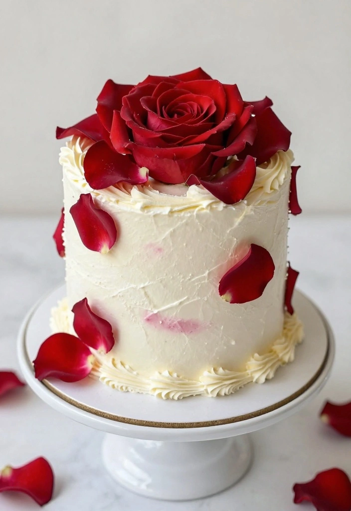 10 Disney Dessert Recipes for Magical Fun Sweet Treats - 6. Beauty and the Beast Rose Cake