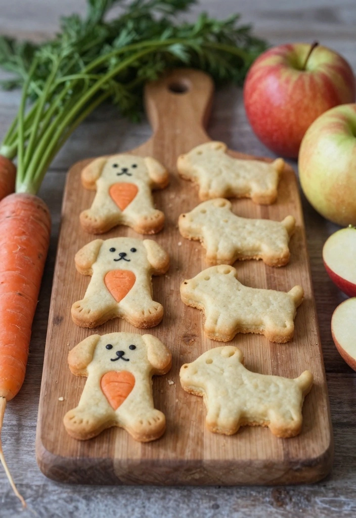 10 Dog Cookie Recipes Easy for Simple Pet Safe Snacks 23 10 Dog Cookie Recipes Easy for Simple Pet Safe Snacks - 3. Carrot and Apple Cookies