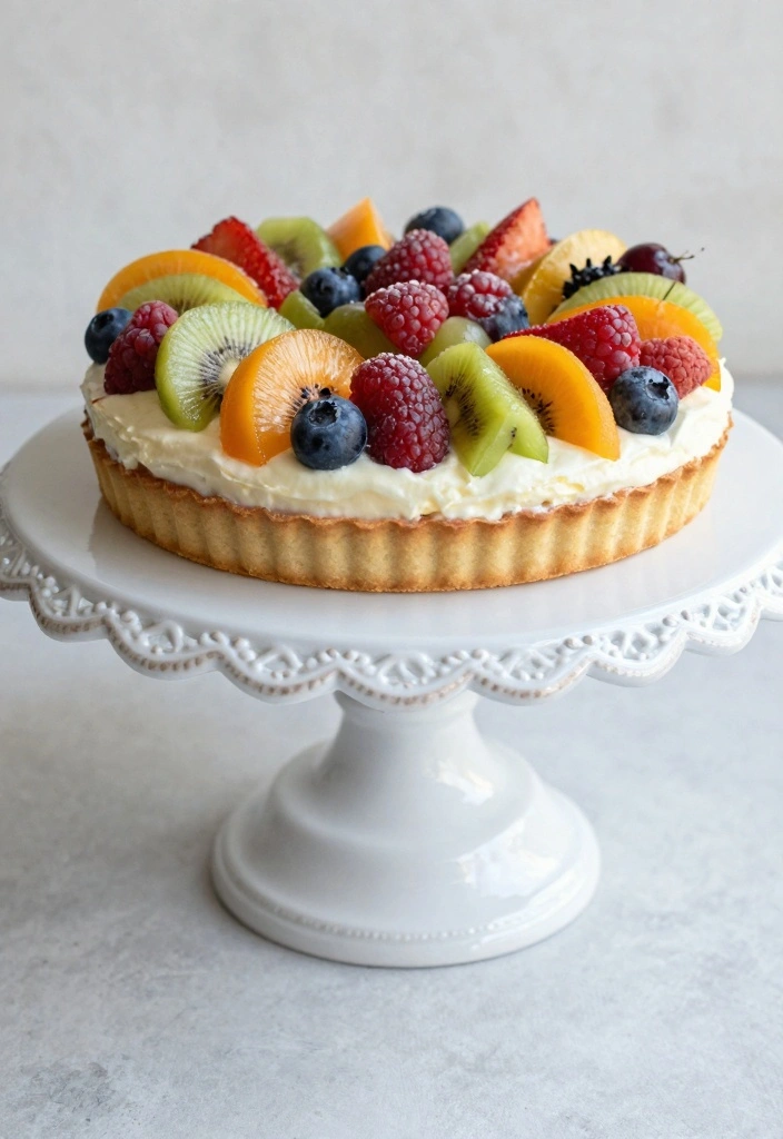 10 Easy Frozen Dessert Recipes for Cool No Bake Enjoyment 56 10 Easy Frozen Dessert Recipes for Cool No Bake Enjoyment - 6. No-Bake Fruit Tart