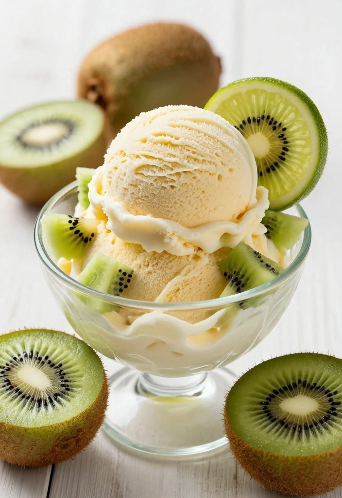 10 Easy Frozen Dessert Recipes for Cool No Bake Enjoyment 67 10 Easy Frozen Dessert Recipes for Cool No Bake Enjoyment - 7. Kiwi Lime Sorbet