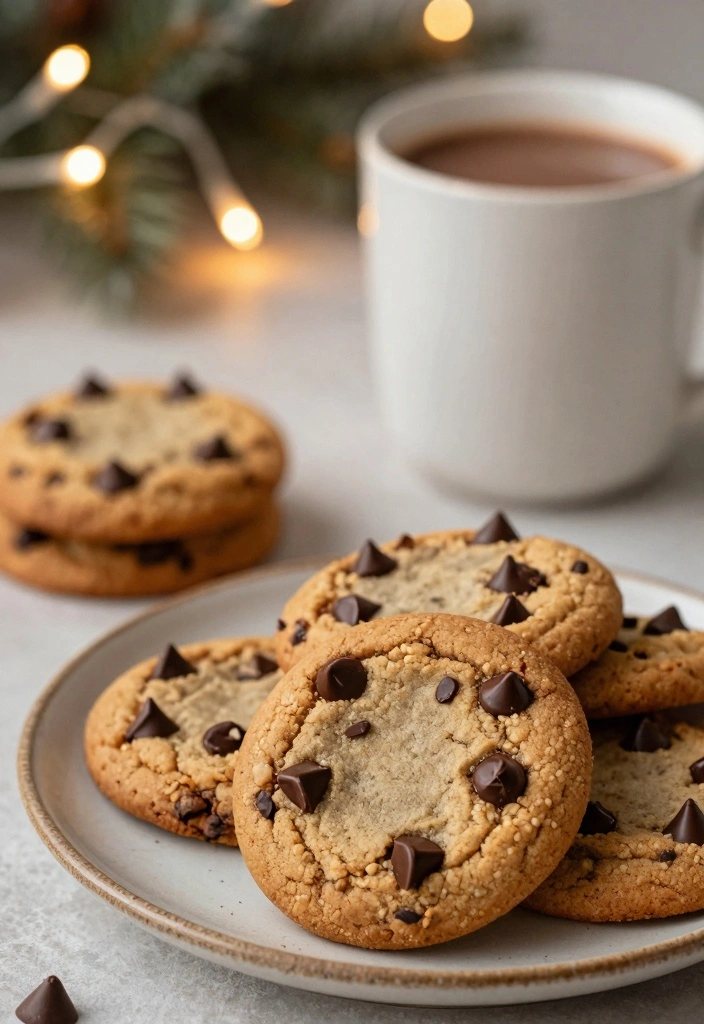 10 Ginger Dessert Recipes for Warm Spicy Cozy Flavor 45 10 Ginger Dessert Recipes for Warm Spicy Cozy Flavor - 5. Ginger Chocolate Chip Cookies