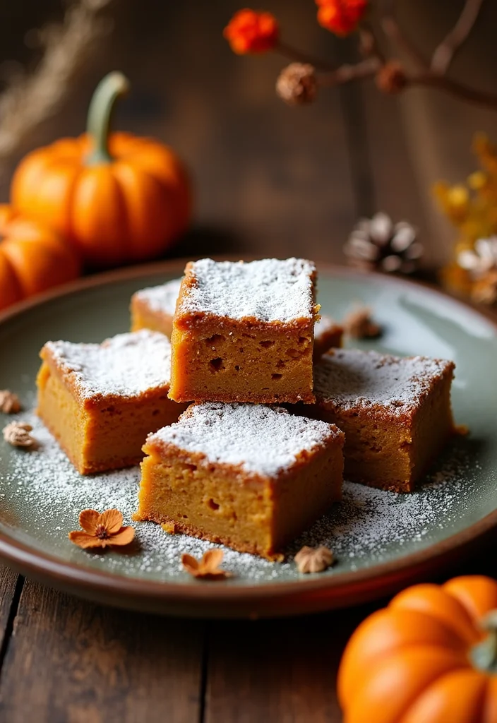 10 Ginger Dessert Recipes for Warm Spicy Cozy Flavor 89 10 Ginger Dessert Recipes for Warm Spicy Cozy Flavor - 9. Ginger Pumpkin Bars