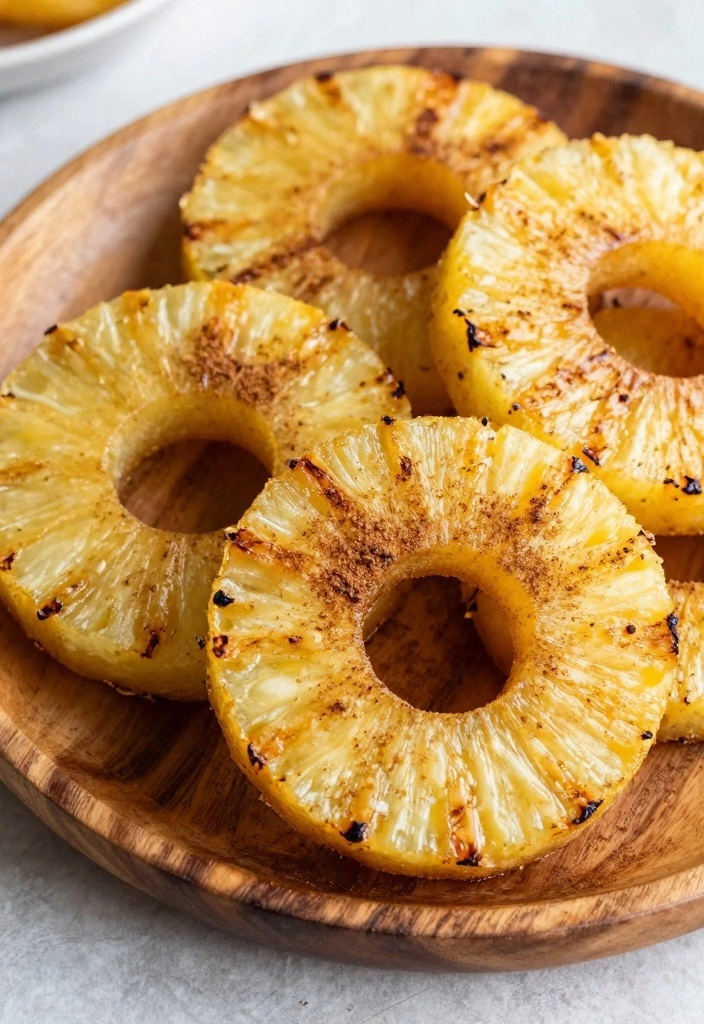 10 Mixed Fruit Dessert Recipes for Fresh Colorful Seasonal Treats 9. Grilled Pineapple with Cinnamon