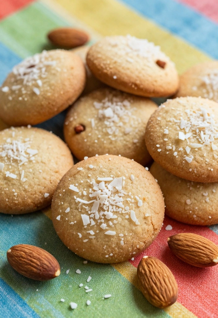 10 Thick Cookie Recipes for Soft Chunky Bakery Style Bites 34 10 Thick Cookie Recipes for Soft Chunky Bakery Style Bites - 4. Almond Joy Vegan Cookies