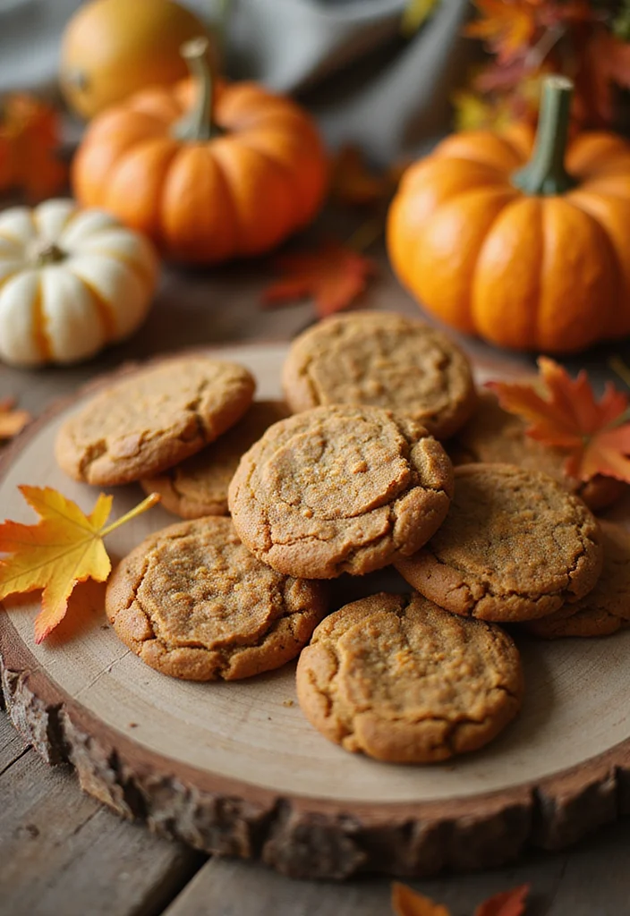10 Thick Cookie Recipes for Soft Chunky Bakery Style Bites 67 10 Thick Cookie Recipes for Soft Chunky Bakery Style Bites - 7. Pumpkin Spice Vegan Cookies