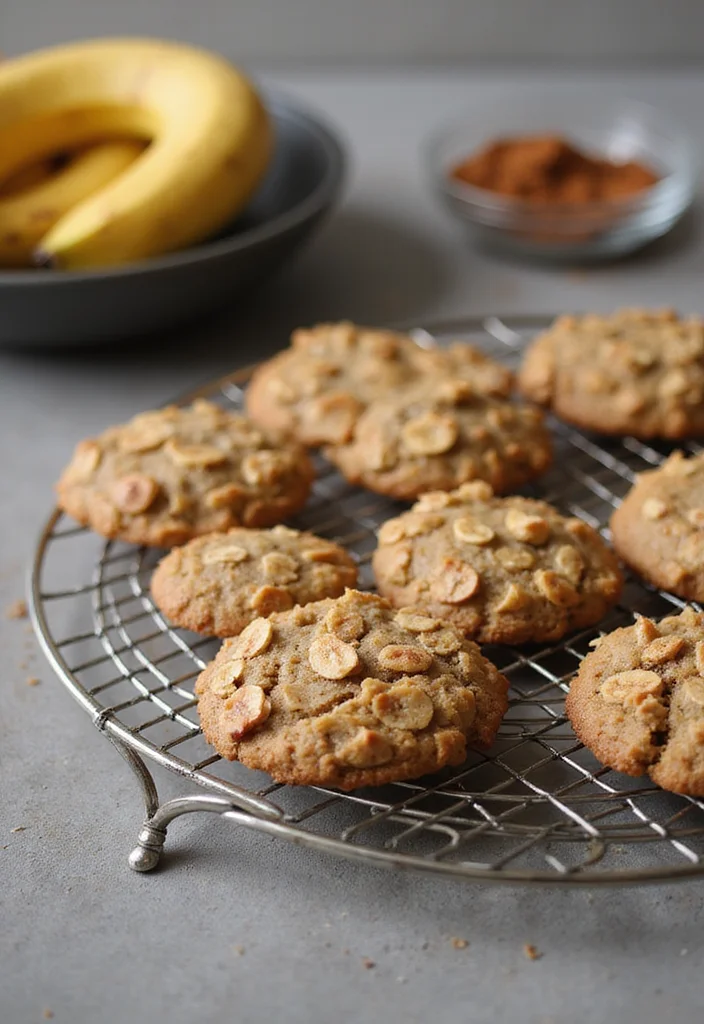 10 Three Ingredient Cookie Recipes for Quick Simple Baking - 2. Banana Oat Cookies