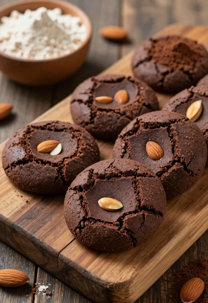 10 Three Ingredient Cookie Recipes for Quick Simple Baking - 3. Cocoa Almond Cookies