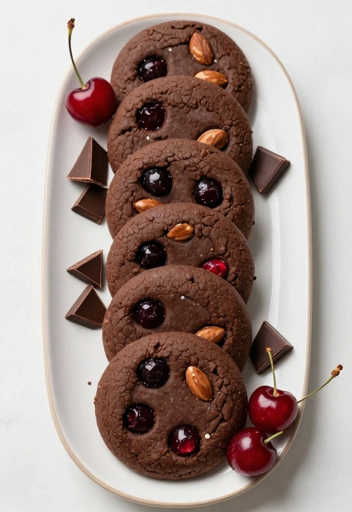 12 Bulk Cookie Recipes for Large Batch Baking and Sharing 100 12 Bulk Cookie Recipes for Large Batch Baking and Sharing - 10. Dark Chocolate Cherry Almond Cookies