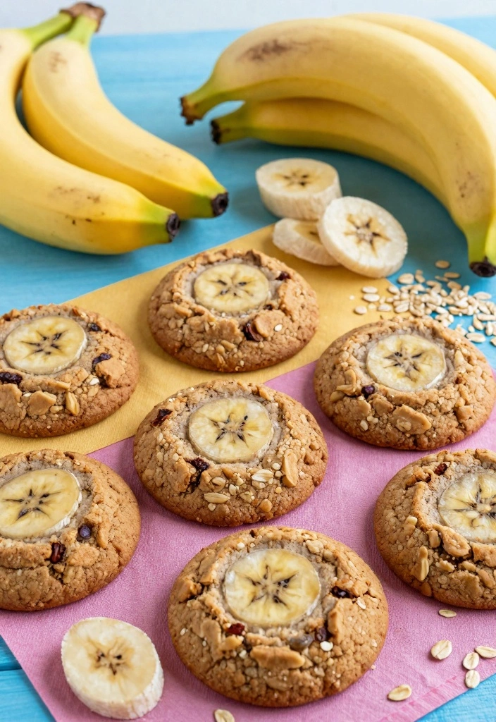 12 Bulk Cookie Recipes for Large Batch Baking and Sharing 45 12 Bulk Cookie Recipes for Large Batch Baking and Sharing - 5. Flourless Banana Oat Cookies