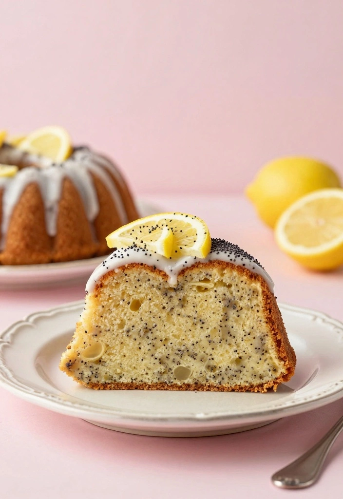 12 Bundt Cake Recipes for Beautiful Rich Moist Desserts - 1. Lemon Poppy Seed Bundt Cake
