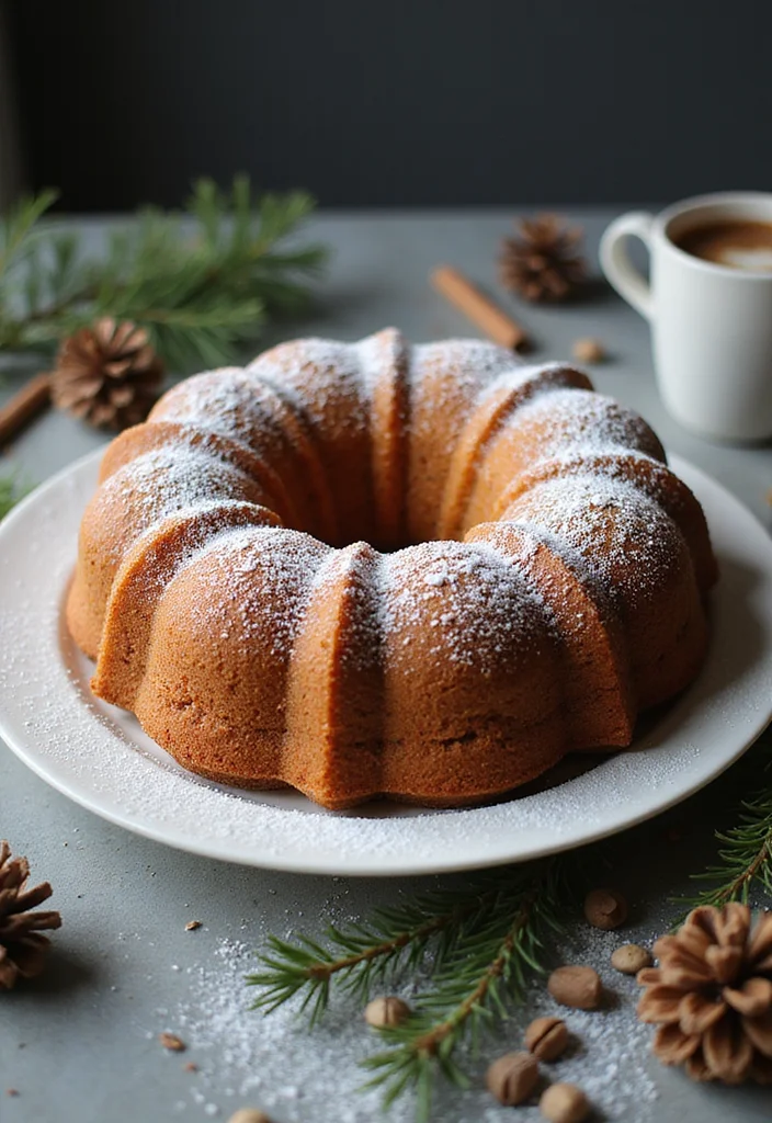 12 Bundt Cake Recipes for Beautiful Rich Moist Desserts - 12. Gingerbread Bundt Cake