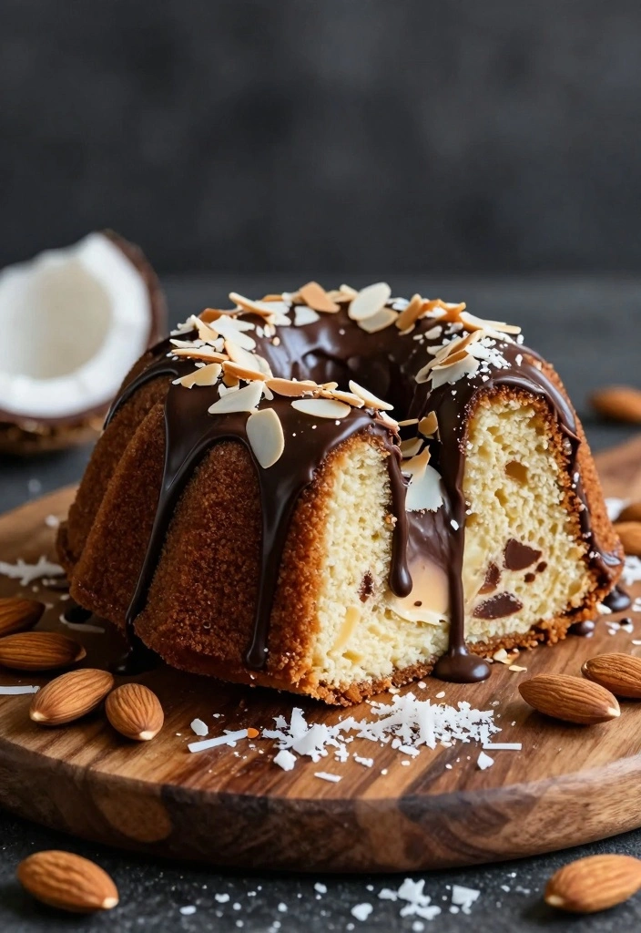 12 Bundt Cake Recipes for Beautiful Rich Moist Desserts - 7. Almond Joy Bundt Cake
