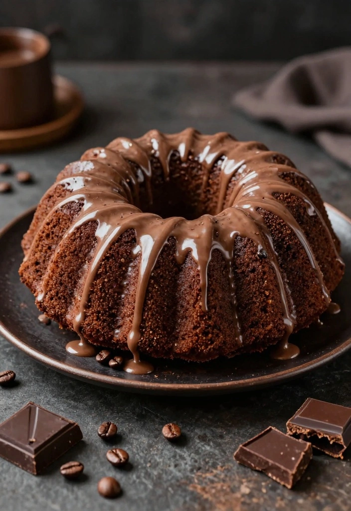 12 Bundt Cake Recipes for Beautiful Rich Moist Desserts - 9. Mocha Bundt Cake