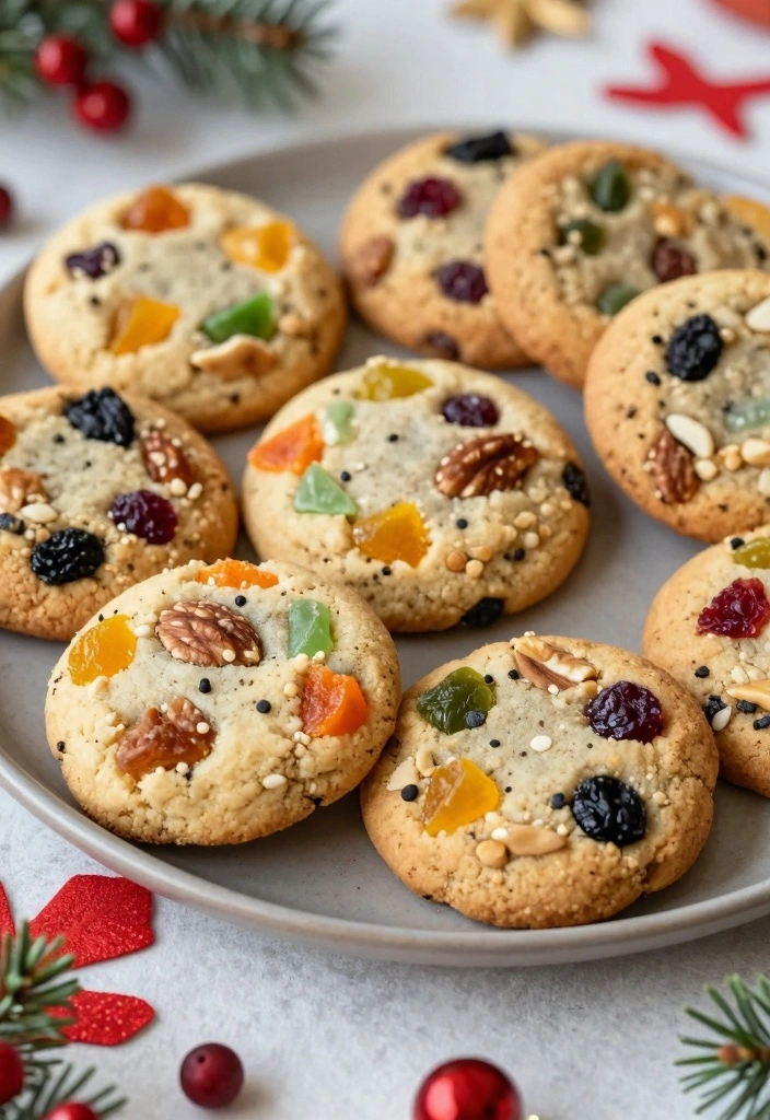 12 Christmas Baking Recipes for Festive Warm Holiday Treats 100 12 Christmas Baking Recipes for Festive Warm Holiday Treats - 10. Vegan Fruitcake Cookies