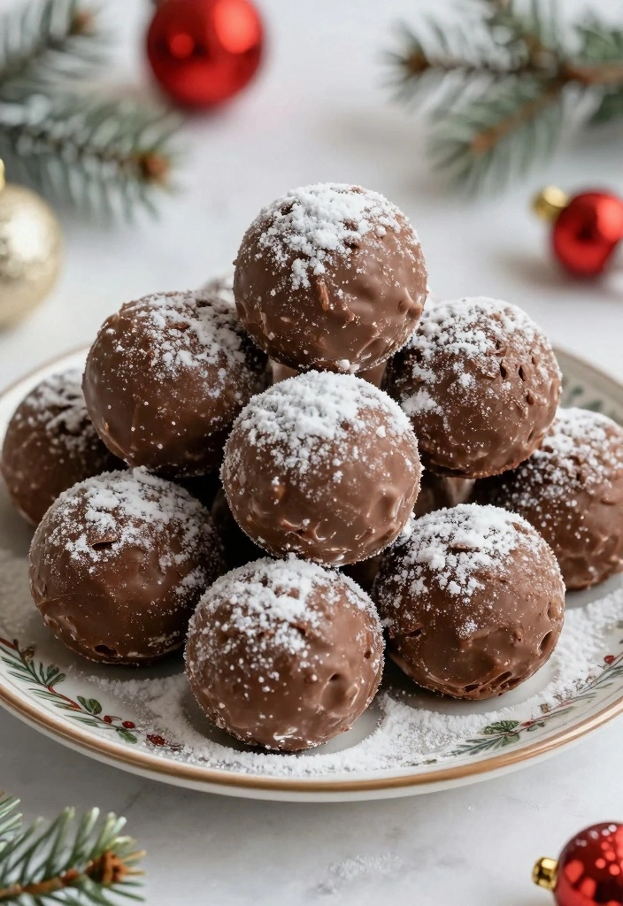 12 Christmas Baking Recipes for Festive Warm Holiday Treats 111 12 Christmas Baking Recipes for Festive Warm Holiday Treats - 11. Vegan Chocolate Snowballs