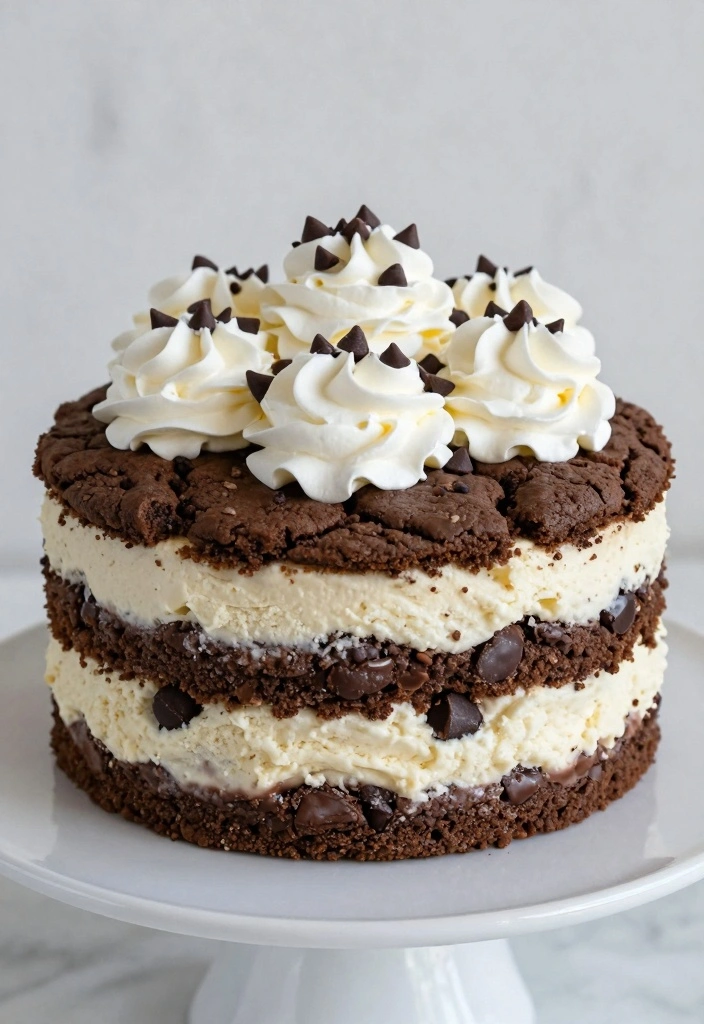 12 Poke Cake Recipes for Fun Colorful Moist Desserts - 10. Chocolate Chip Cookie Poke Cake