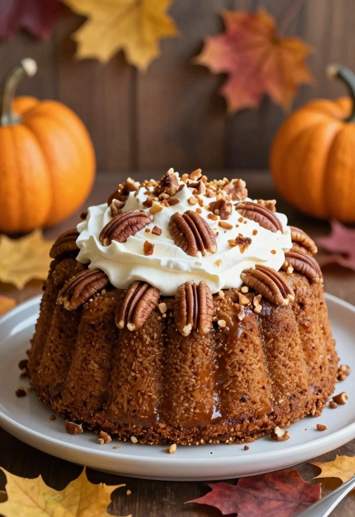 12 Poke Cake Recipes for Fun Colorful Moist Desserts - 12. Maple Pecan Poke Cake