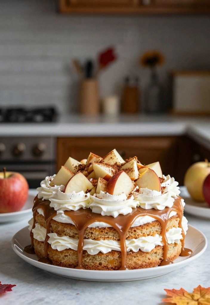 12 Poke Cake Recipes for Fun Colorful Moist Desserts - 8. Caramel Apple Poke Cake