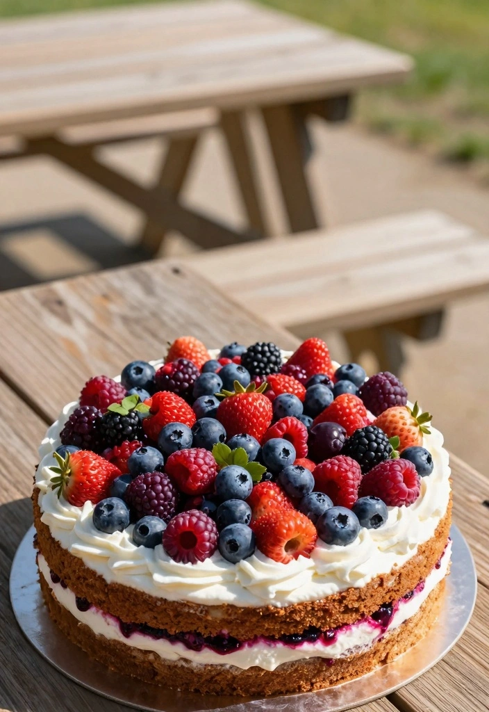 12 Poke Cake Recipes for Fun Colorful Moist Desserts - 9. Berry Burst Poke Cake