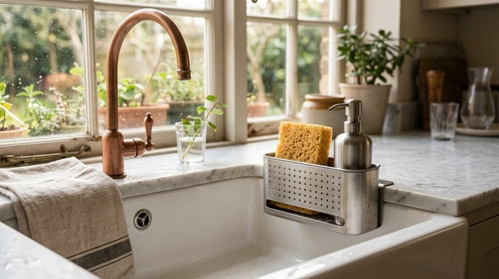 best kitchen sink sponge holders